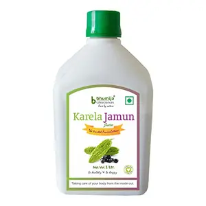 Karela Jamun Juice | Natural Juice | Sugar Free 1 Ltr