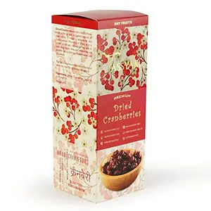 Tassyam Premium Dried Cranberries 250g | Healthy Dry Fruits Luxury Box