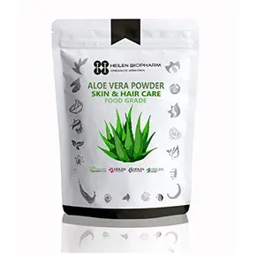 HEILEN BIOPHARM Aloe Vera Powder 200 gram- Face & Hair Care 100% Natural Food Grade (200 gm / 7 oz / 0.44 lb)