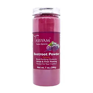 Beetroot Powder 200g (7.05 OZ) Bottle | Vegan & Natural