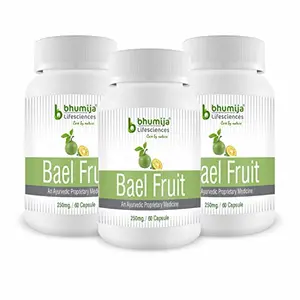 Bael Fruit Capsules - 60 Capsule (Pack of 3)