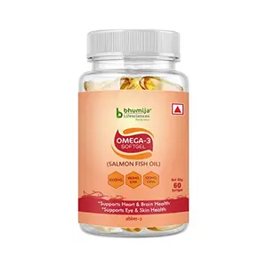 Omega-3 with Salmon Fish Oil 1000mg Softgel Pack of 1
