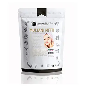 Heilen Biopharm Multani Mitti (Fuller's Earth) for Face Skin & Hair Packs - 100% Natural 200 grams