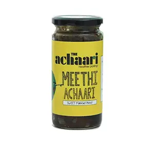 The Achaari Meethi Achaari 100% No Oil & No Preservative Homemade Sweet Mango Pickle 400 Grams