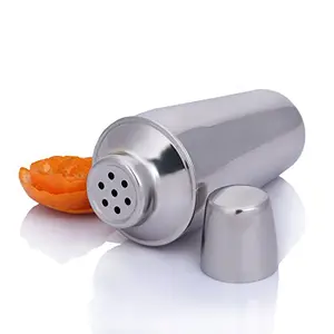 Urban Snackers Cocktail Mocktail Shaker 10 Oz 295 Ml Stainless Steel Silver Use for Drink Mixer at Home Hotel Restaurant Pack of - 1