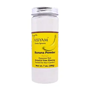 Banana Powder 200g (7.05 OZ) Bottle | Vegan & Natural