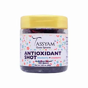 Tassyam Anti Oxidant Berry Shot (80g) | Blueberry + Cranberry