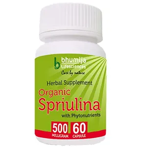 Organic Spirulina Capsules 60's
