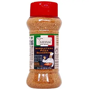 Tassyam Napoletana Italian Pizza Pasta Herb Masala Seasoning Dispenser Bottle (80g)