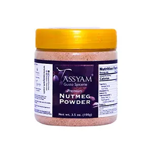 Tassyam Nutmeg Powder 100g | Jaiphal by Tassyam