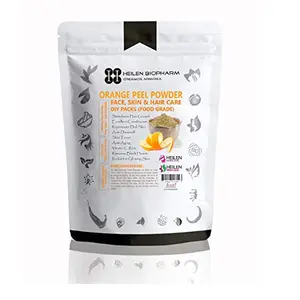 Orange Peel Powder for Face Skin & Hair Packs - 100% Natural Food Grade (200 gm / 7 oz / 0.44 lb)