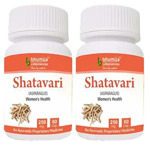 Shatavari Capsules 60's - (Pack of Two)
