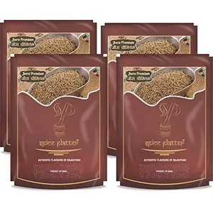 Cumin Seeds (400g)- Clean Rajasthani Jeera - Pack of 4 (100g Each)