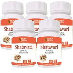 Shatavari Capsule - 60 Capsules (Pack of 5)