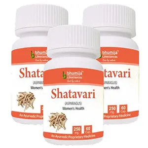 Shatavari Capsule - 60 Capsules (Pack of 3)