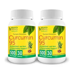 Curcumin with Piper Nigram (Curcuma Longa) 30's Capsules (Pack of Two)