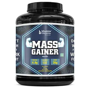 Mass Weight Gainer With Delicious Choccolate Flavour 3 kg (6.6 lbs) Supplement Powder