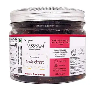 Dehydrated Fruit Chat 250gms (8.8 oz) Jar | Vacuum Dehydrated by Tassyam