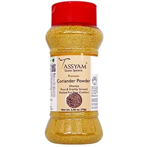 Tassyam Coriander Powder 70g | Dispenser Bottle