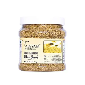 Golden Flax Seeds 750gm (26.45 OZ) Jar