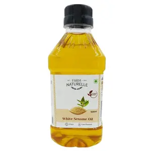 The Finest-FSSAI Certified-Sesame Gingelly Til Cooking Oil (Cold Pressed Virgin Kachi Ghani) 415ML Bottle