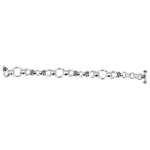 Collections Contemporary Oxidised Black Adjustable Bracelet for Girls/Women