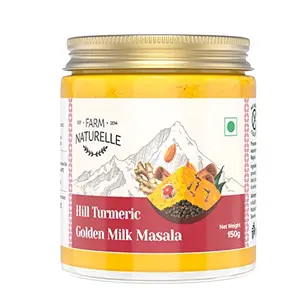 Farm Naturelle-Golden Milk Masala | Himalayan Turmeric latte Powder with Natural & Immunizing Spice - 150 gms