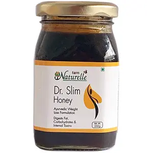 Farm Naturelle-Finest Doctor Slim Honey |Slimming,  Builds Immunity, Weight Loss, Fat Loss| Forest Honey with Herbs-250Gm In Glass Bottle