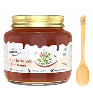 Pure Raw Natural Unprocessed Wild Berry-Sidr Forest Flower Honey - 450 GMS