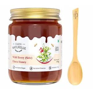 Virgin Raw Natural Unprocessed Wild Berry (Sidr) Forest Flower Honey - 700 Grams Glass Jar