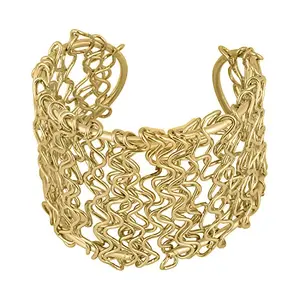 Oxidized Golden Fashion Bracelet for Women