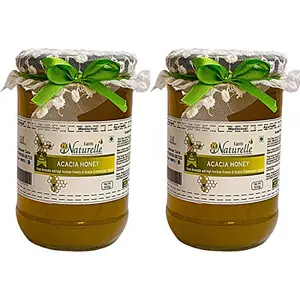 Pure Raw Natural Unprocessed Acacia Forest Honey 850g x 2 Jars
