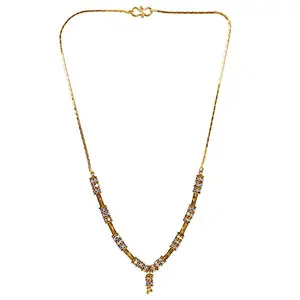 Pearl Mala Gold Plated Chain for Women and Girls