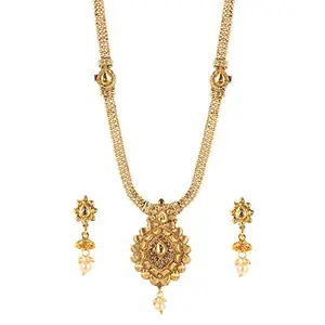 Elegant Traditional Gold Plated Necklace for Women