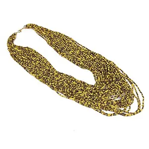 Elegant Orange Colour Beads Necklace for Women