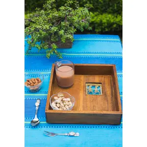 Serving Tray Big with handle slots