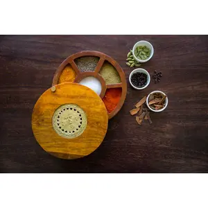 Spice Serveware Box with Dhokra Art