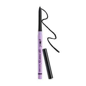 Plum Eye-Swear-By | Deep Black Pencil | Matte Finish | Smudge Proof & Waterproof | Makeup