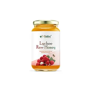 Riddhish HERBALS Organic Pure Lychee Raw Honey | 100% Natural and Organic from Fresh Lychee Flowers | Unprocessed Unfiltered Unpasteurized Lychee Honey | 500gm Pack Lychee Honey