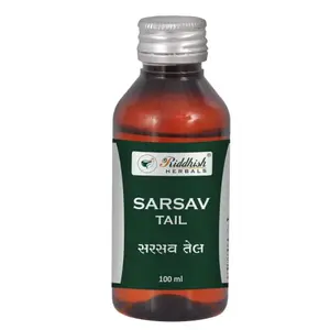 Riddhish HERBALS Mustard oil for Hair and Body Massage | Sarsav Tail | Pack of 3 | each of 100ml