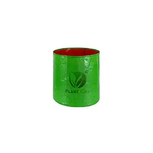 PLANT CARE HDPE Gardening Grow Bag Nursery Cover Green Bags Indoor & Outdoor Grow Containers for Vegetables Fruits Flowers.- (15 in X 15 inch)