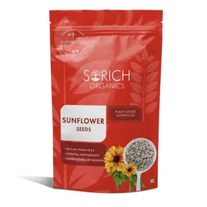 Sorich Organics Raw Sunflower Seeds 400g | Sunflower Seeds for Eating | Sunflower Seed 400gm | Healthy Snacks Diet Food | Antioxidant er