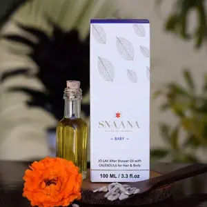 SNAANA After Shower Body & Hair Oil- with Jojoba & Lavender 100% Free from Chemical/Synthetics/.