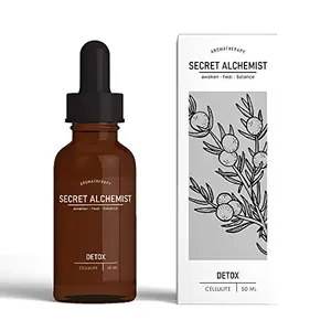Secret Alchemist Cellulite Reduction Aroma Oil | s Circulation & Eliminates Toxin Stimulates lymphatic drainage Even Skin tone with Pressed Almond & Coconut Oil-50ml