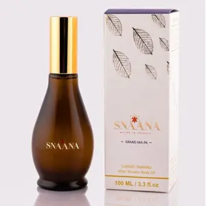 SNAANA Carrot Tamanu After Shower Body Oil & Lotion For Aged Skin To Keep Skin Hydrated & Moisturized For Day Long 100 Ml