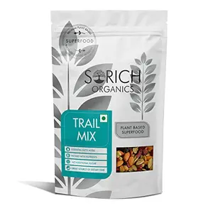 Sorich Organics Trail Mix 200gm | Trail Mix Nuts and Seeds | Dry Fruits Mix | Trail Mix Seeds and | Healthy Snacks | Trail Mix Dry Fruits | Rich in Anti