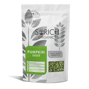 Sorich Organics Raw Pumpkin Seeds 200g | Pumpkin Seeds for Eating | Unroasted Pumpkin Seed 200gm | Healthy Snacks | Diet Food | | High Protein Rich Superfood
