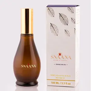 SNAANA Herbs Infused Hair & Body Massage Oil (100Ml)