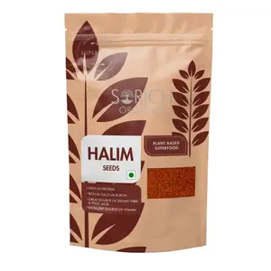 Sorich Organics Halim Seeds 400gm | Halim Seeds Organic for Eating | Aliv Seeds | Haleem Seeds | Garden Cress Seeds | Non-GMO | High in Fibre & Omega-3