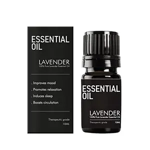 Secret Alchemist Lavender Essential Oil Improves Mood Promotes Relaxation Induces Sleep s Circulation 100% Pure Natural Undiluted Therapeutic Grade - 10ml